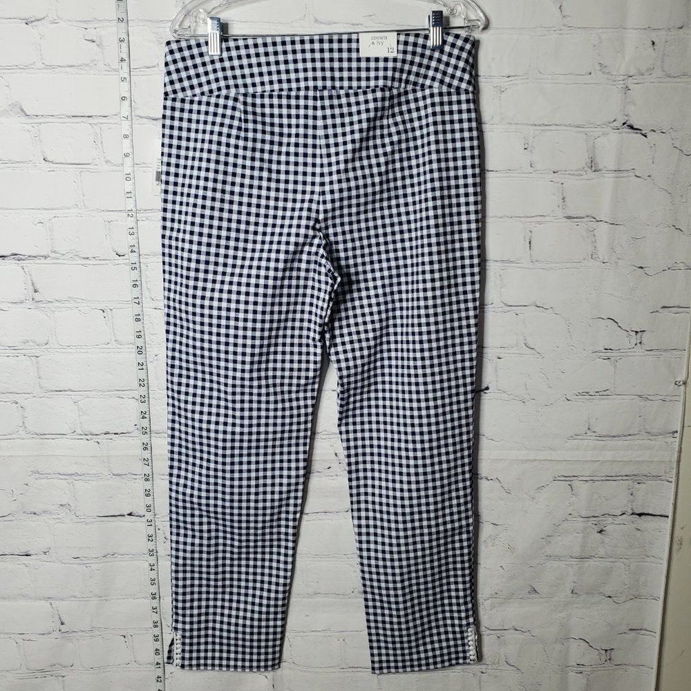 Crown & Ivy Women's Cropped Pant - Picture 2 of 6